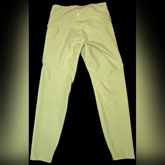 Old Navy Active Powersoft Lime High-Rise Leggings - Picture 2 of 3